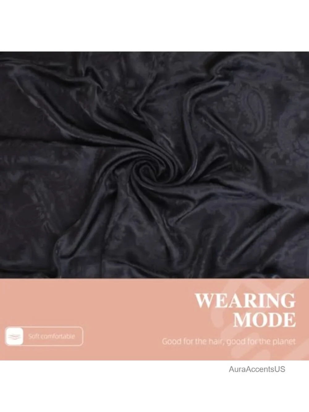 35x35 Silk Like Polyester Head Scarf Wraps Sleeping Bandana